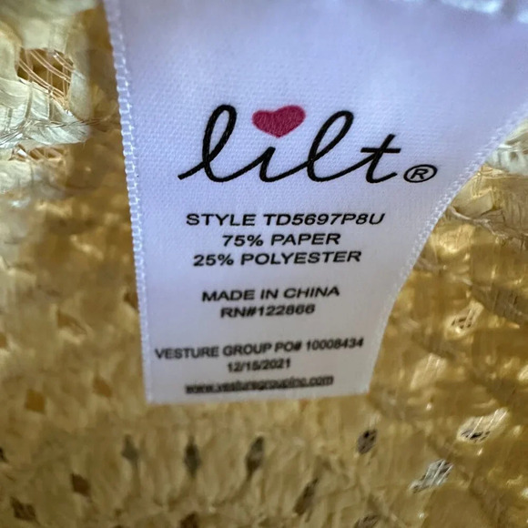 Lilt Paper Sun Hat - Picture 6 of 8